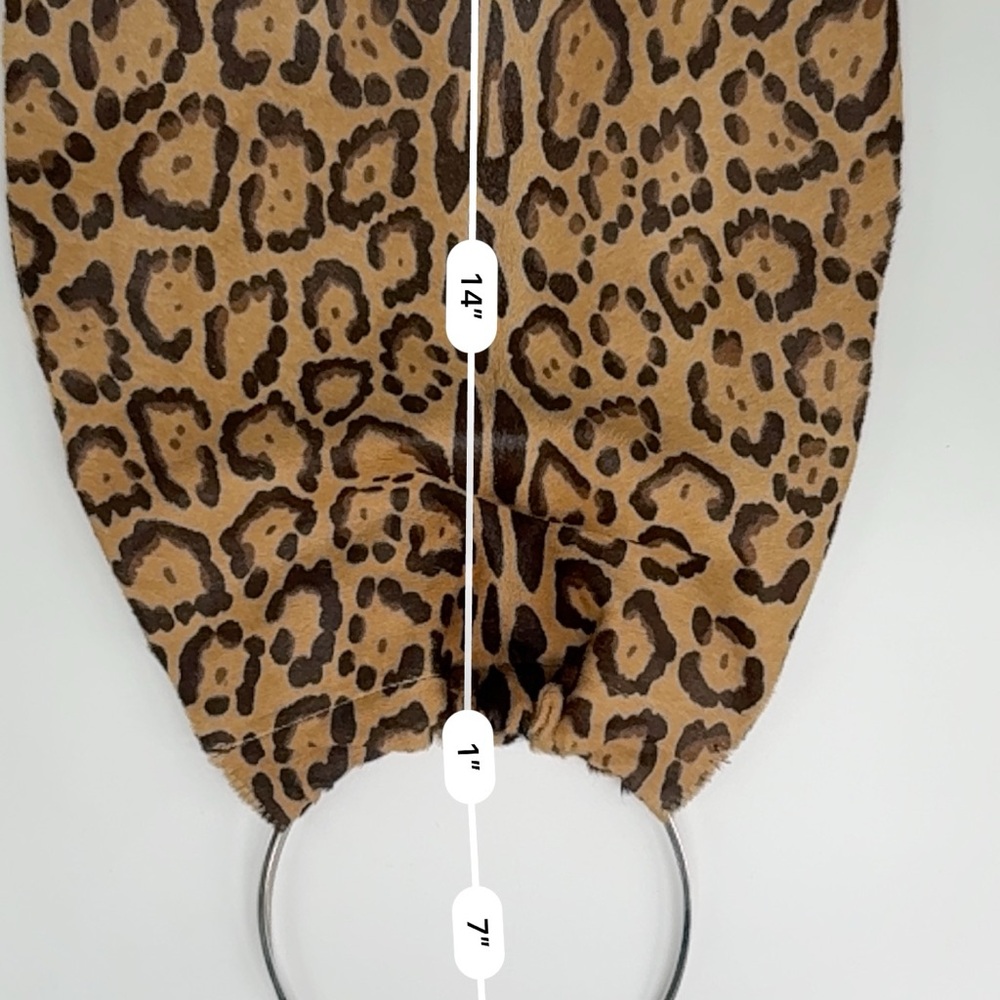 Fendi Leopard Print Hobo Bag with Black Accents - Picture 13 of 15